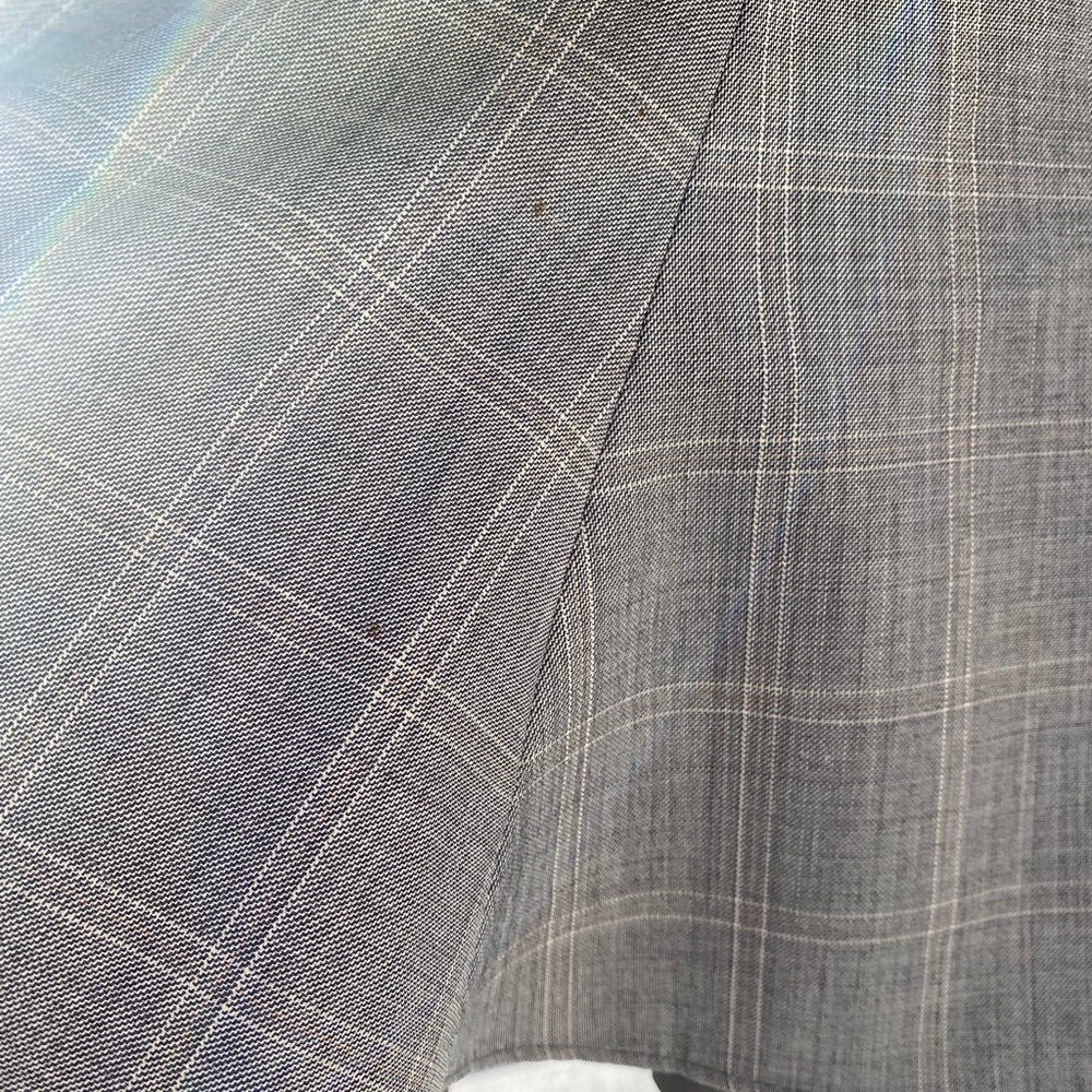 Ann Taylor Loft Gray Windowpane Pattern Skirt Siz… - image 5